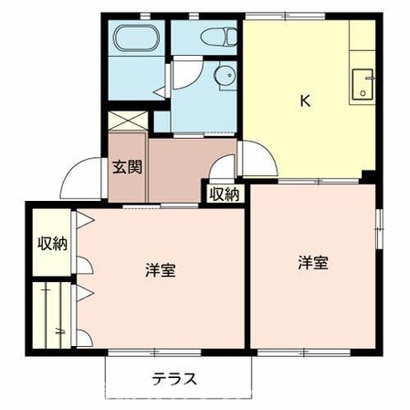 カスカータトレンテの物件間取画像